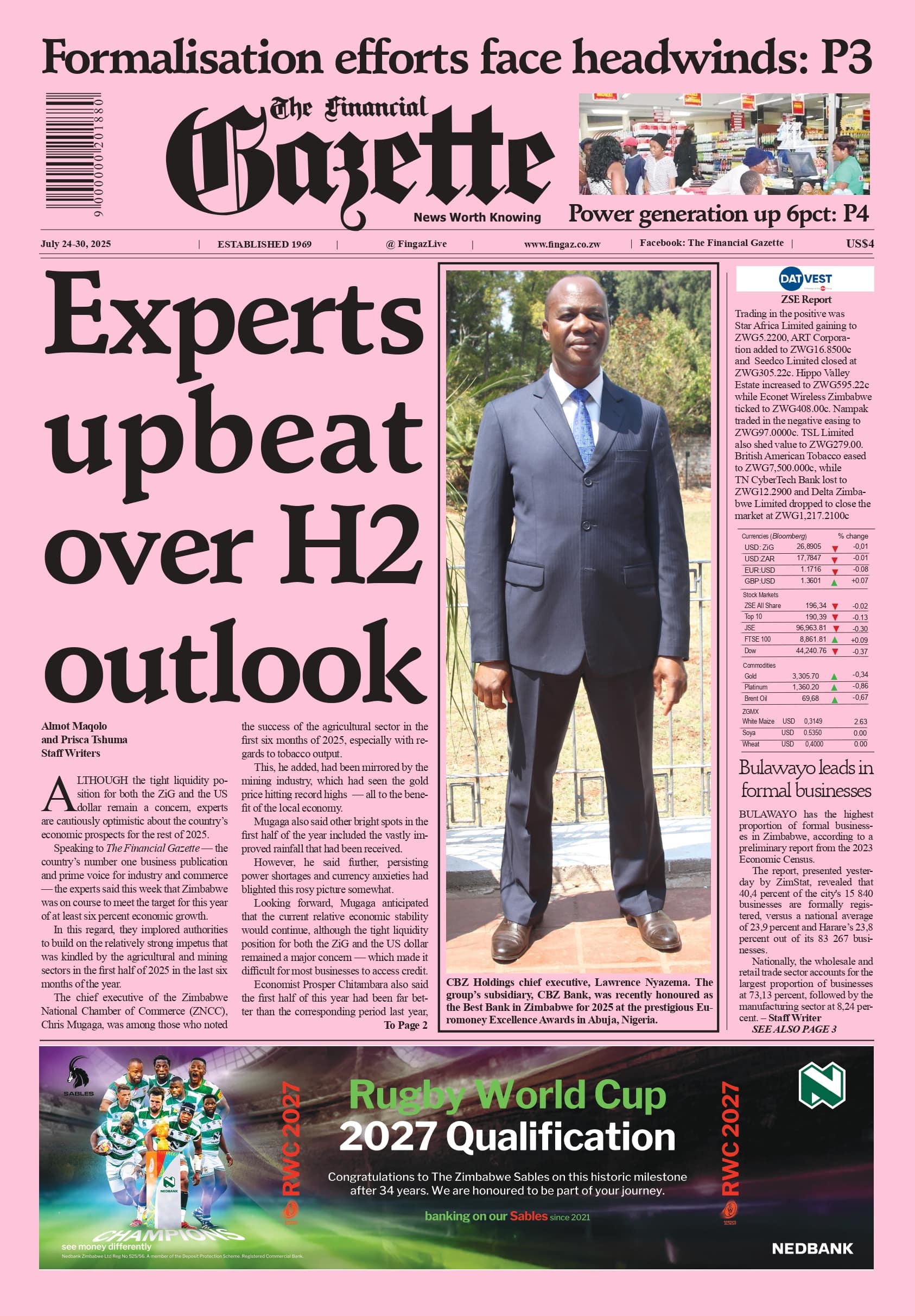 Thursday 24 July 2025